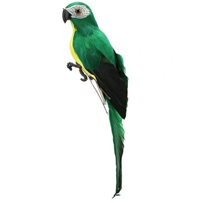 Abbildung von Broadroot Kreative Schaum Feder künstlicher Papagei Nachahmung Vogel Modell Verzierung Garten Hochzeit Deko (03)
