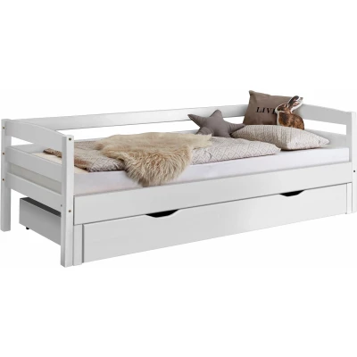 Abbildung von Relita Funktionsbett, mit Lattenrost, Bettschublade und Auszug auf 180x200 cm