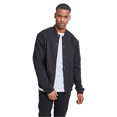 Abbildung von Urban Classics Herren Übergangsjacke Sweatjacke 2 tone College Sweatjacket, zweifarbige Jacke für Männer, erhältlich in verschiedenen Farben, Größen XS 5XL