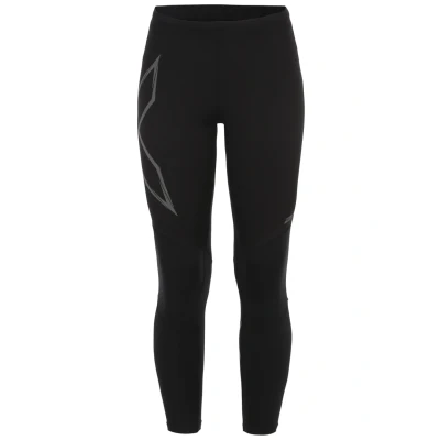Abbildung von 2XU LANG Light Speed Compression Tights, Damen, Größe: Small, Black/gold reflective