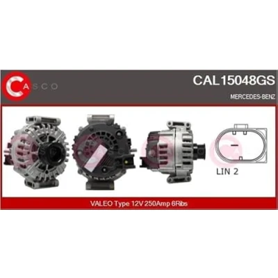 Abbildung von CASCO CAL15048GS Lichtmaschine 12V 250A MERCEDES BENZ: S Klasse Limousine, Coupe