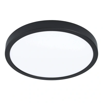 Abbildung von Eglo 98847 Aufbauleuchte FUEVA Z schwarz rund H:2,8 Ø:28,5cm dimmbar IP44 2700 6500K mit Connect Funktion