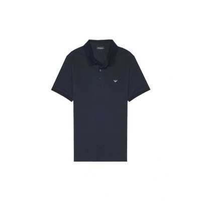 Abbildung von Emporio Armani Poloshirt Herren ESSENTIAL, Pique, Regular Fit