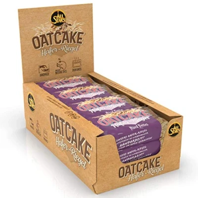 Abbildung von All Stars Oatcake Hafer Riegel Mixed Berries I 12 Energy je 80g Protein Bar mit Haferflocken &amp; hochwertigen Kohlenhydraten süßer Müsli super sättigend