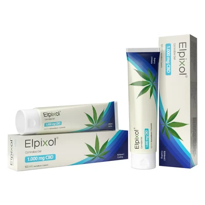 Abbildung von Elpixol® Cannabis Gel mit 1.000 mg CBD Kühlgel 240 ml