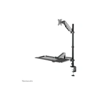 Abbildung von Neomounts DS90 325BL1 höhenverstellbarer, tischmontierter Arbeitsplatz für 17 32&quot; Bildschirme, Tastatur und Maus Schwa