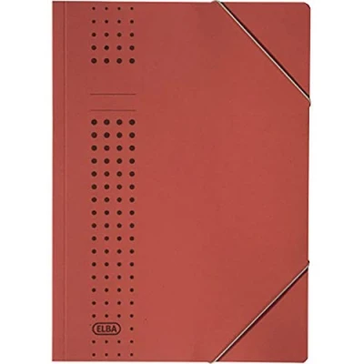 Abbildung von Elba Eckspanner chic A4 Karton (RC) 450 g/qm rot