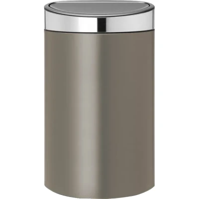 Abbildung von Brabantia Touch Bin 40 Liter Platinum / Matt Steel Deckel