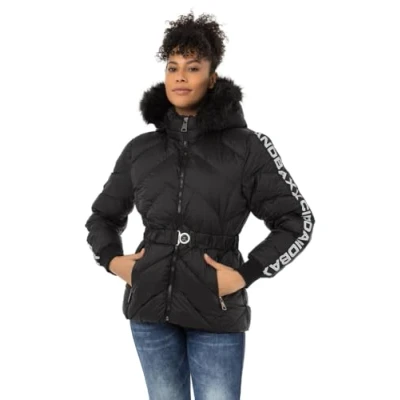 Abbildung von Cipo &amp; Baxx Winterjacke, Damen, Größe: XL, Black