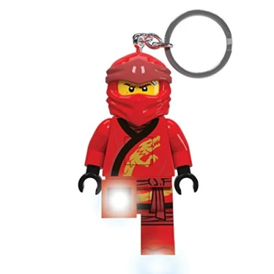 Abbildung von Lego Ninjago Legacy Schlüsselanhänger Licht Kai 76 mm große Figur