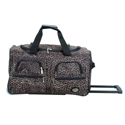 Abbildung von Rockland Reisetasche mit Rollen, braun, 56 cm, Rollen