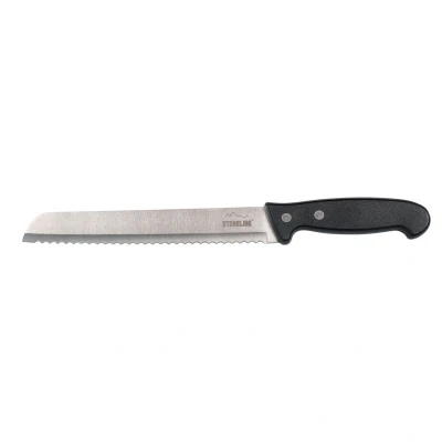 Abbildung von STONELINE Brotmesser, Edelstahl rostfrei, mit Klingenschutz, Designed in Germany