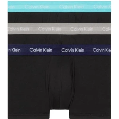 Abbildung von Calvin Klein Underwear 3 PACK Panties, Herren, Größe: Small, Black/light brown/turquoise