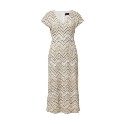 Abbildung von s.Oliver Black Label Strickkleid, Damen, Größe: 38, Helles beige
