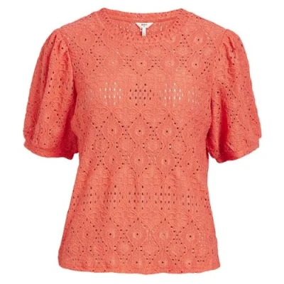 Abbildung von Object Objfeodora NOOS Bluse, Damen, Größe: Small, Georgia peach