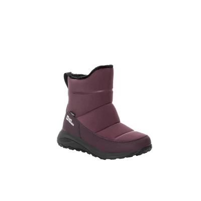 Abbildung von Jack Wolfskin Dromoventure Texapore Snowboot/Winterstiefel, Damen, Größe: 37.5, Granite black Lederimitat/textil