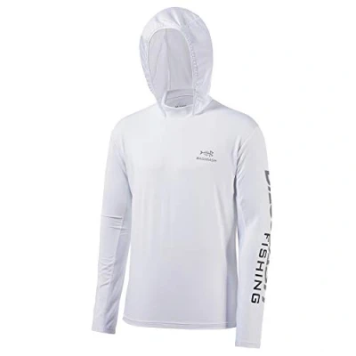 Abbildung von Bassdash Herren Kapuzenpullover Shirt Sonnenschutz UPF50+ UV Pullover Langarm Hoodie für Angeln Rash Guard