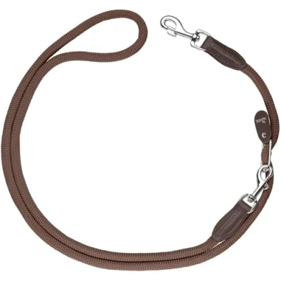 Abbildung von Hunter Variolijn Freestyle Nylon Rund 260x1,0 cm Hundeleine Braun...
