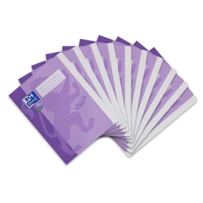 Abbildung von Oxford Schnellhefter A4, fester Karton, Soft Touch Oberfläche, lila, 10 Stück