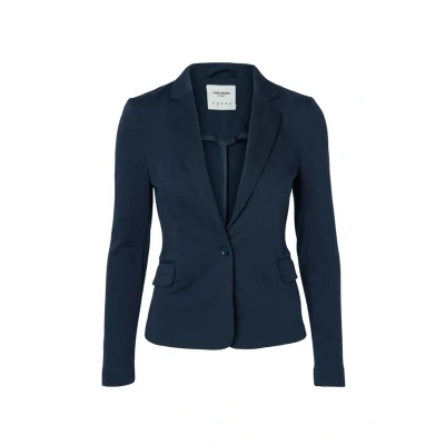 Abbildung von Vero Moda Vmjulia LS DNM NOOS Blazer, Damen, Größe: 40, Total eclipse