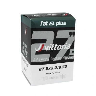 Abbildung von Vittoria Unisex Fat &amp; Plus Schlauch Schwarz, 27,5 x 3,0/3,50