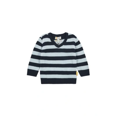 Abbildung von Steiff Strickpullover für Kinder, Größe: 68, navy
