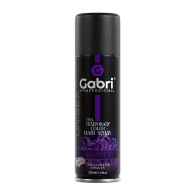 Abbildung von Gabri Color Spray 150ml Haarfarbspray Haarfarbe zum Aufsprühen Pro Temporary Hair Colour (Violet, 150 ml (1er Pack))