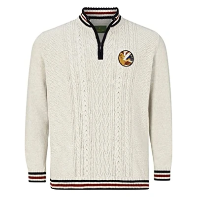Abbildung von Charles Colby Strickpullover EARL HICKS vorne in Struktur Strick