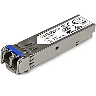 Abbildung von StarTech.com Gigabit LWL SFP Transceiver Modul HP J4859C kompatibel SM/MM LC mit DDM 10km / 550m 1000Base LX