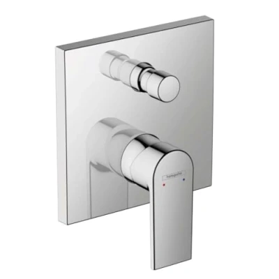 Abbildung von hansgrohe Wannenmischeinheit &quot;Vernis Shape&quot;, Unterputz mit Sicherungskombination für iBox universal