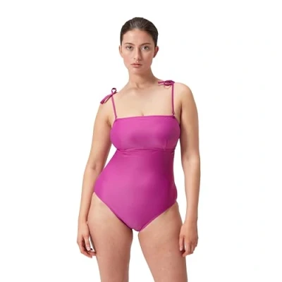 Abbildung von Speedo Women&#039;s Shaping Bandeau 1 Piece Badeanzug, Pink, 66