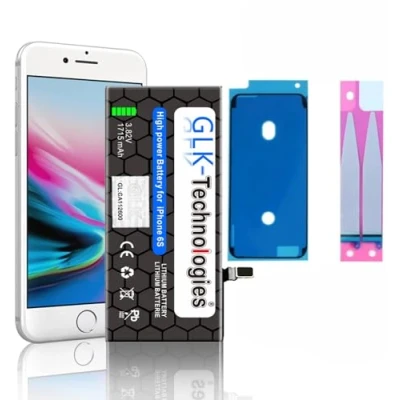 Abbildung von Ersatzakku kompatibel mit iPhone 6S Original GLK Technologies Battery accu 1715 mAh inkl. 2X Klebebandsätze Reparaturset NEU