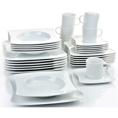 Abbildung von Retsch Arzberg Kombiservice &quot;Geschirr Set, Service SANDY&quot;, (Set, 30 tlg.), Porzellan Made in Germany, Teile, für 6 Personen