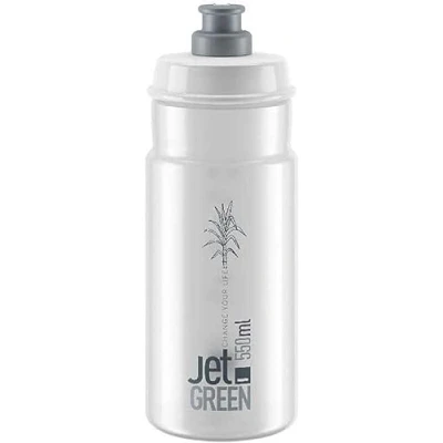 Abbildung von Elite Trinkflasche Jet Green 550ml. klar/grau. Biokunststoff