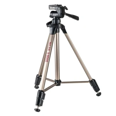 Abbildung von SLIK U883 612 686 Kamerastativ, 3 stufig, kompakt, leicht, zusammenklappbar, Aluminium, Reise DSLR, mit Wege Schwenkkopf, für Canon, Nikon, Sony, Tragetasche, Schwarz