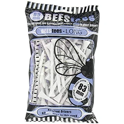 Abbildung von The Bees Tees 83 mm professionelles Golf Tee, weiß, 83mm