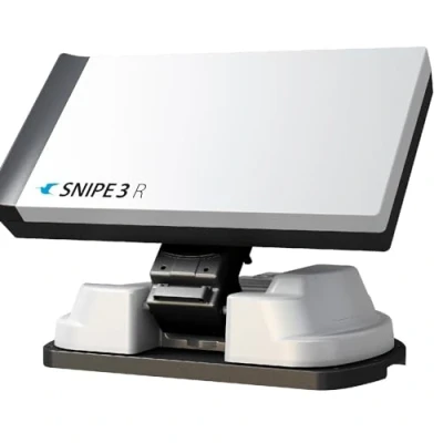 Abbildung von Selfsat Snipe 3 R Twin mit Fernbedienung Black Line GPS Vollautomatische Antenne Skew Sat System