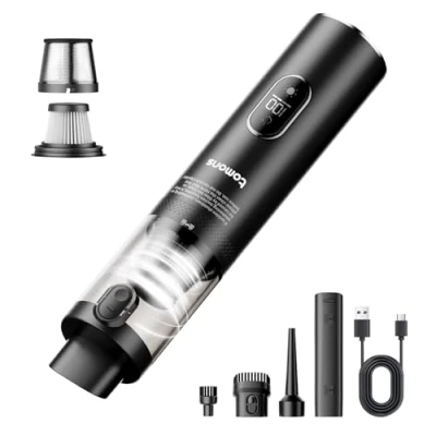 Abbildung von Tomons Akku Handstaubsauger 14000PA Autostaubsauger kabelloser mit HEPA Multifiltration, Blasfunktion