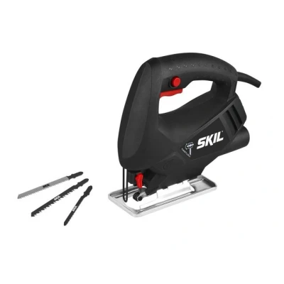 Abbildung von SKIL Stichsäge 4190 AA 400 W Schnitttiefe 65 mm, 3 Sägeblättern für