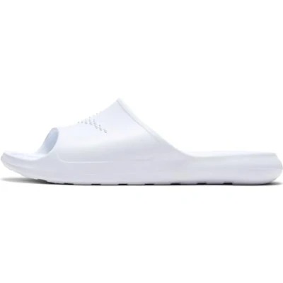 Abbildung von Nike Sportswear Victori Slide Badesandale white/whitewhite, Damen, Größe: 44.5, White/white white Kunststoff