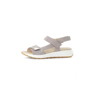 Abbildung von Gabor Riemchen Plateausandalette, Damen, Größe: 43, Beige Schuhe