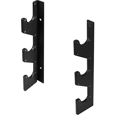 Abbildung von Yes4All WRMQ Horizontale Wandhalterung Langhantel Halter, 6 Bars