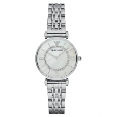Abbildung von Emporio Armani Uhr silvercoloured, Damen, Größe: One Size, Silver coloured