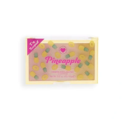 Abbildung von I Heart Revolution Makeup Rouge, gepresstes Puder hochpigmentiert, vegan &amp; tierversuchsfrei, Ananas Ombre, 15g