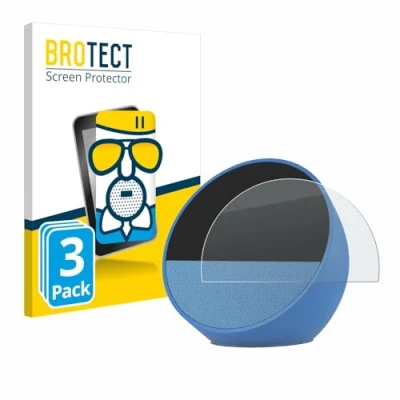 Abbildung von BROTECT Entspiegelungs Schutzglas für Amazon Echo Spot (2024) (3 Stück) Schutz Folie Panzerfolie Glas Matt [Extrem Kratzfest 9H, Anti Reflex]