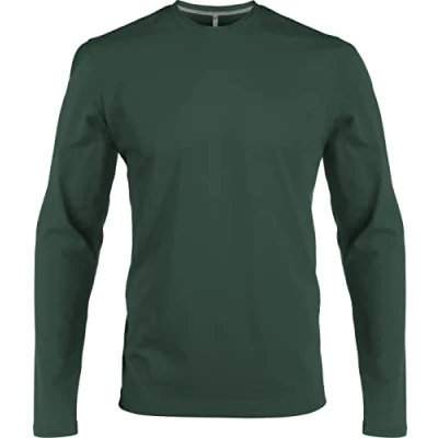 Abbildung von Herren T Shirt Langarm Rundhals Shirt, leicht körperbetont, in 20 Farben und den Größen S, M, L, XL, 2XL, 3XL u. 4 XL von noTrash2003