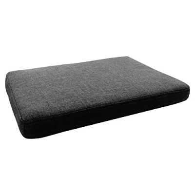 Abbildung von trendteam smart living Sitzkissen Garderobensitzbank Dekokissen Schuhbank für Schuhbank, 49 x 5 32 cm in Grau mit Reißverschluss und waschbar bei 30C