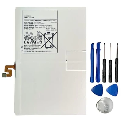 Abbildung von szyuya EB BT725ABU Laptop Akku kompatibel mit Samsung Galaxy Tab S5e T725C T720 SM T725 Serie + Werkzeug (3,85 V 26,34 Wh 6840 mAh)
