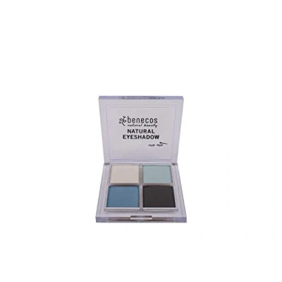 Abbildung von benecos Naturkosmetik Quattro Eyeshadow Palette vegan true blue, 4.8 g