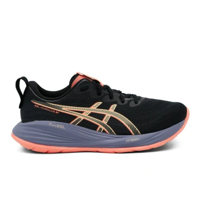 Abbildung von Asics Gelcumulus 27 Laufschuh Straße, Herren, Größe: 44, Black/coral reef Schuhe
